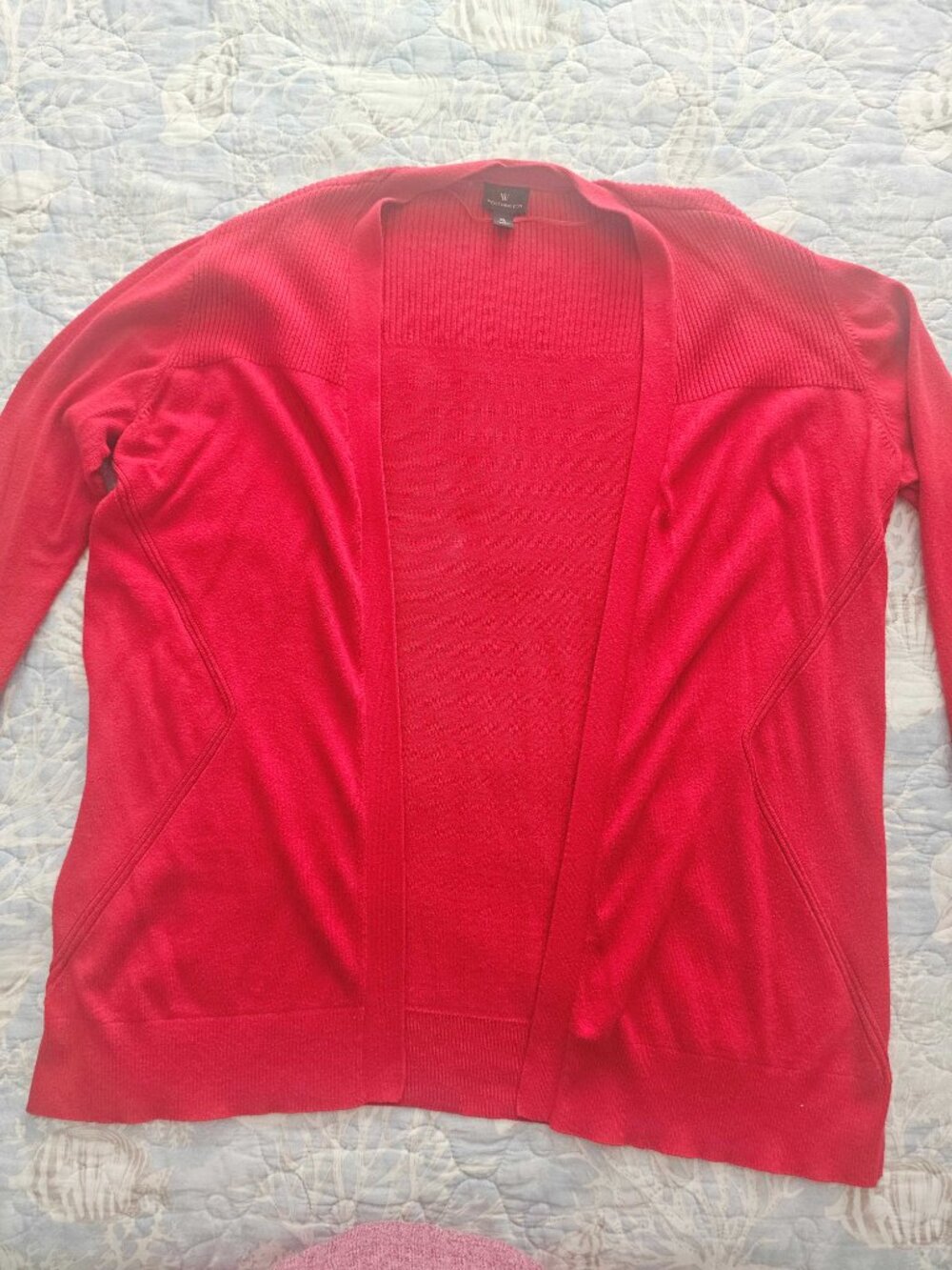 Red Cardigan - Picture 2 of 2